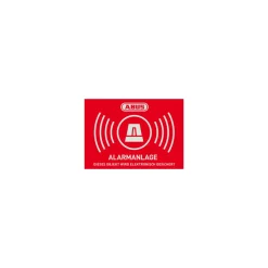 Clearance Abus Aufkleber Alarm 14,8 x 10,5 cm