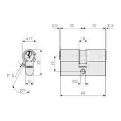 Discount Abus Türzylinder E30NP 40/45 mm