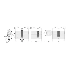 Discount Abus Türzylinder E20NP 35/35 mm