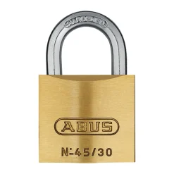 New Abus Vorhängeschloss 45/30 Triples messing