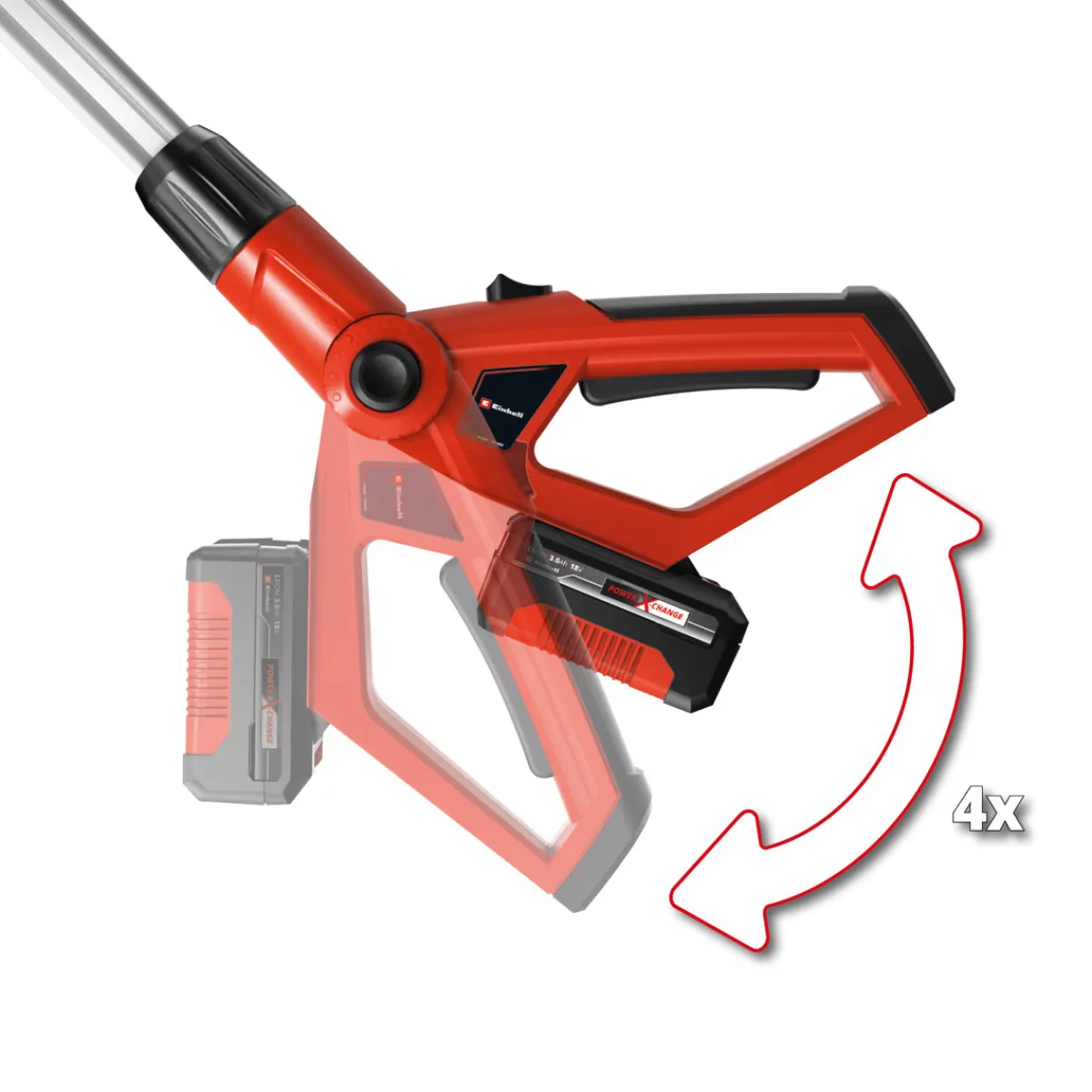 Best Einhell Akku-Teleskop-Heckenschere GE-HH 18/45Li T - Solo