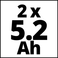 Hot Einhell Akku 2x 18V 5,2Ah PXC-Twinpack
