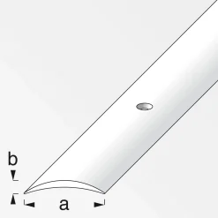 Hot Alfer Übergangsprofil 40 x 5 mm 2m silber