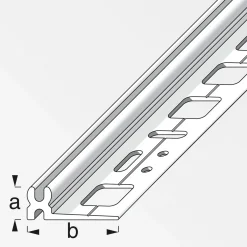 Clearance Alfer Kunststoff-Trägerprofil Clipstech 2m weiß