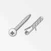 New Alfer Linsenkopfschraube Clipstech-Plus mit Dübel 3 x 30 mm 10 Stück