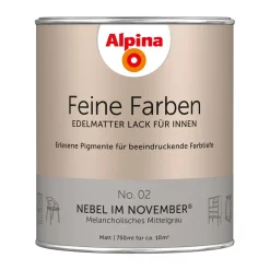 Alpina Buntlack Feine Farben Lack No 02 Nebel im November edelmatt 750ml