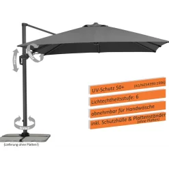 New Schneider Schirme Ampelschirm Rhodos Twist 300x300 anthraz