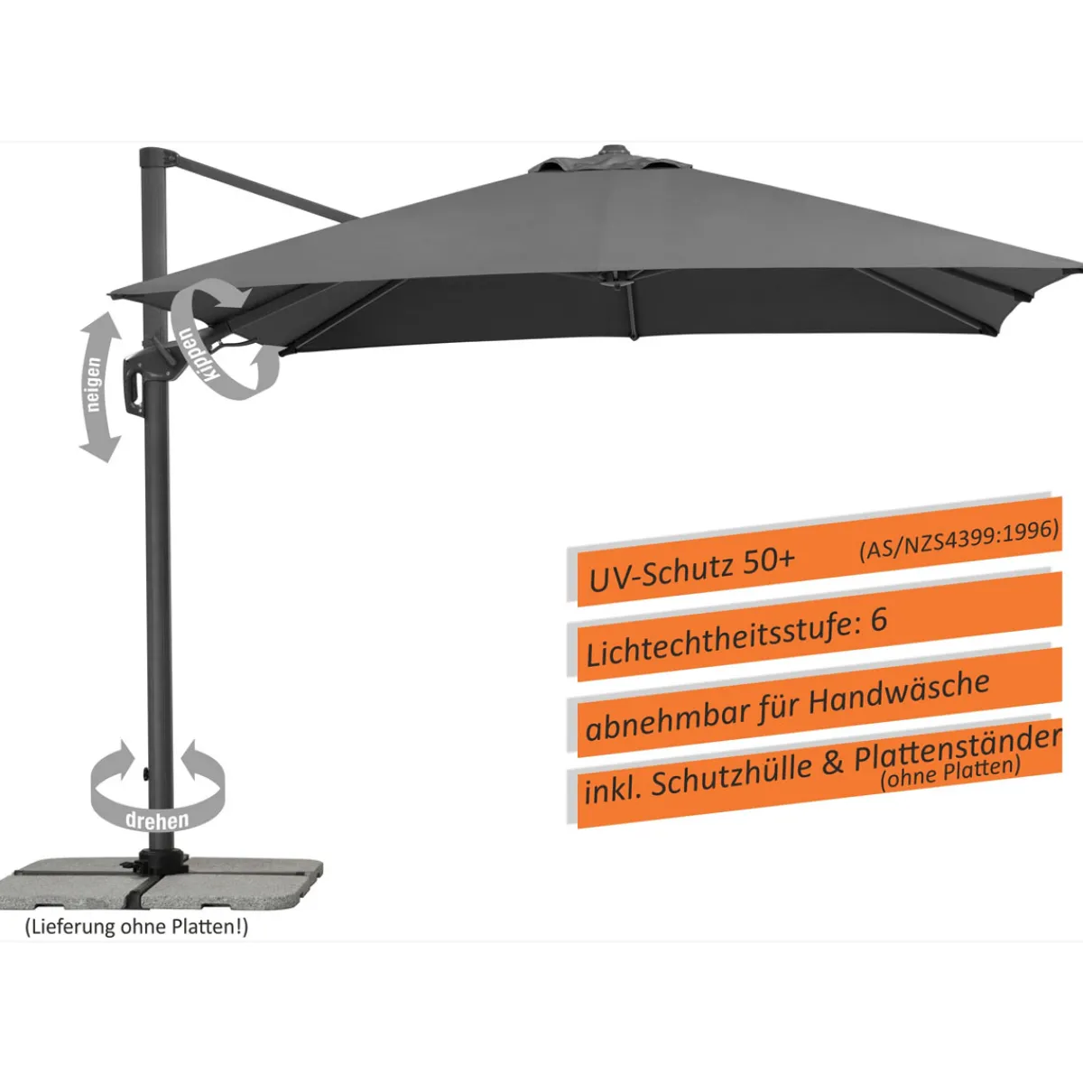 New Schneider Schirme Ampelschirm Rhodos Twist 300x300 anthraz