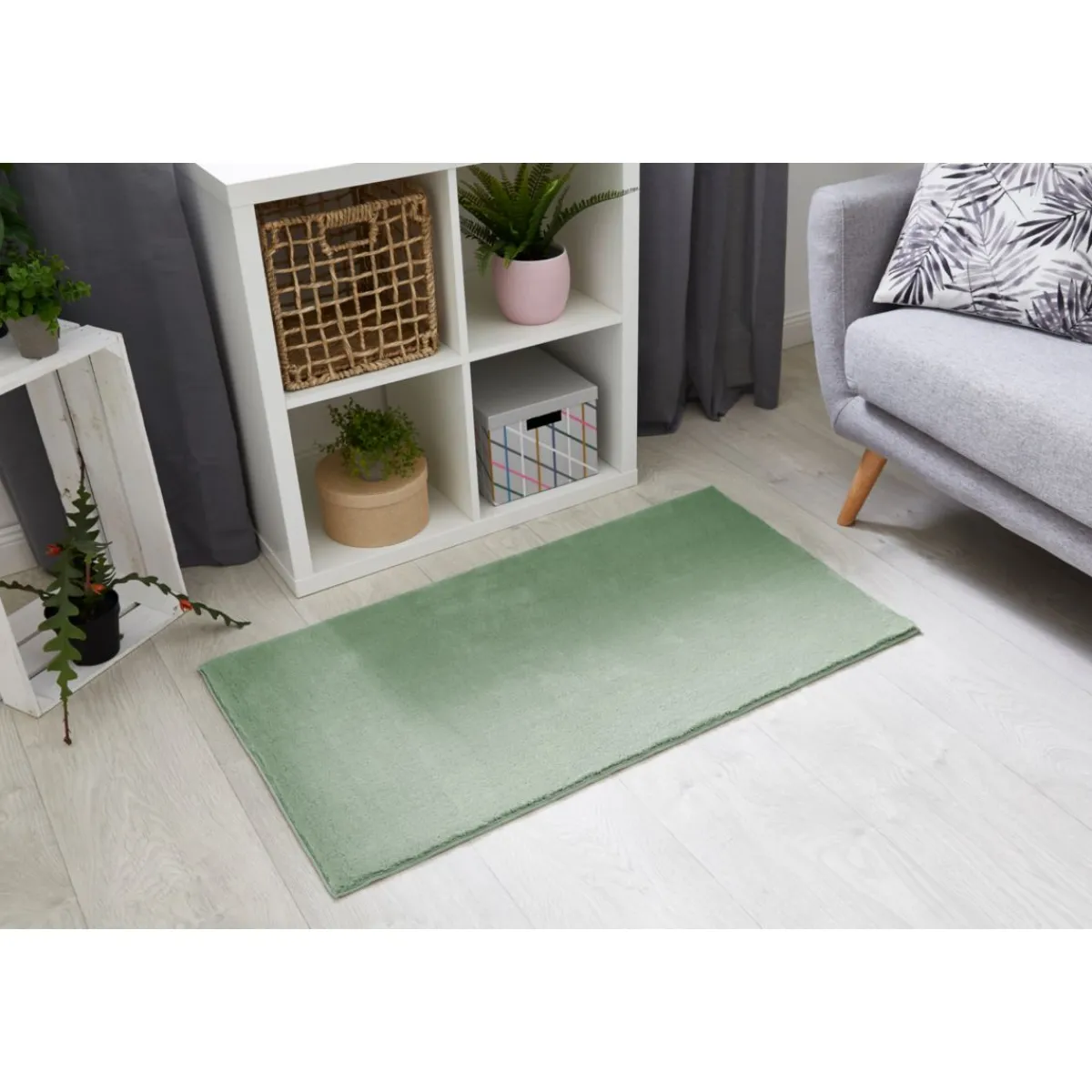 Best andiamo Teppich Arezzo 80x150 cm salbeigrün