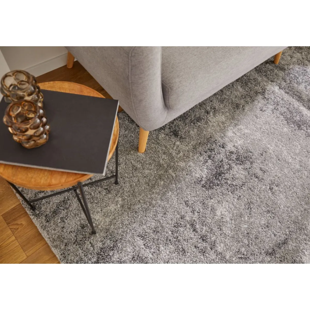 Discount andiamo Teppich Luna 120x170 cm grau