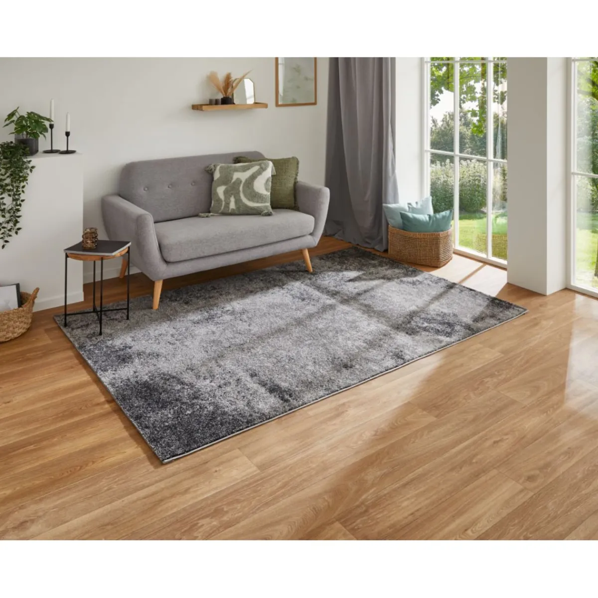 Discount andiamo Teppich Luna 120x170 cm grau