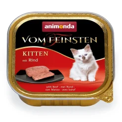 Clearance animonda Vom Feinsten Cat Kitten mit Rind 100g