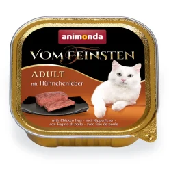 Clearance animonda Vom Feinsten Nassfutter Hühnchenleber 100 g