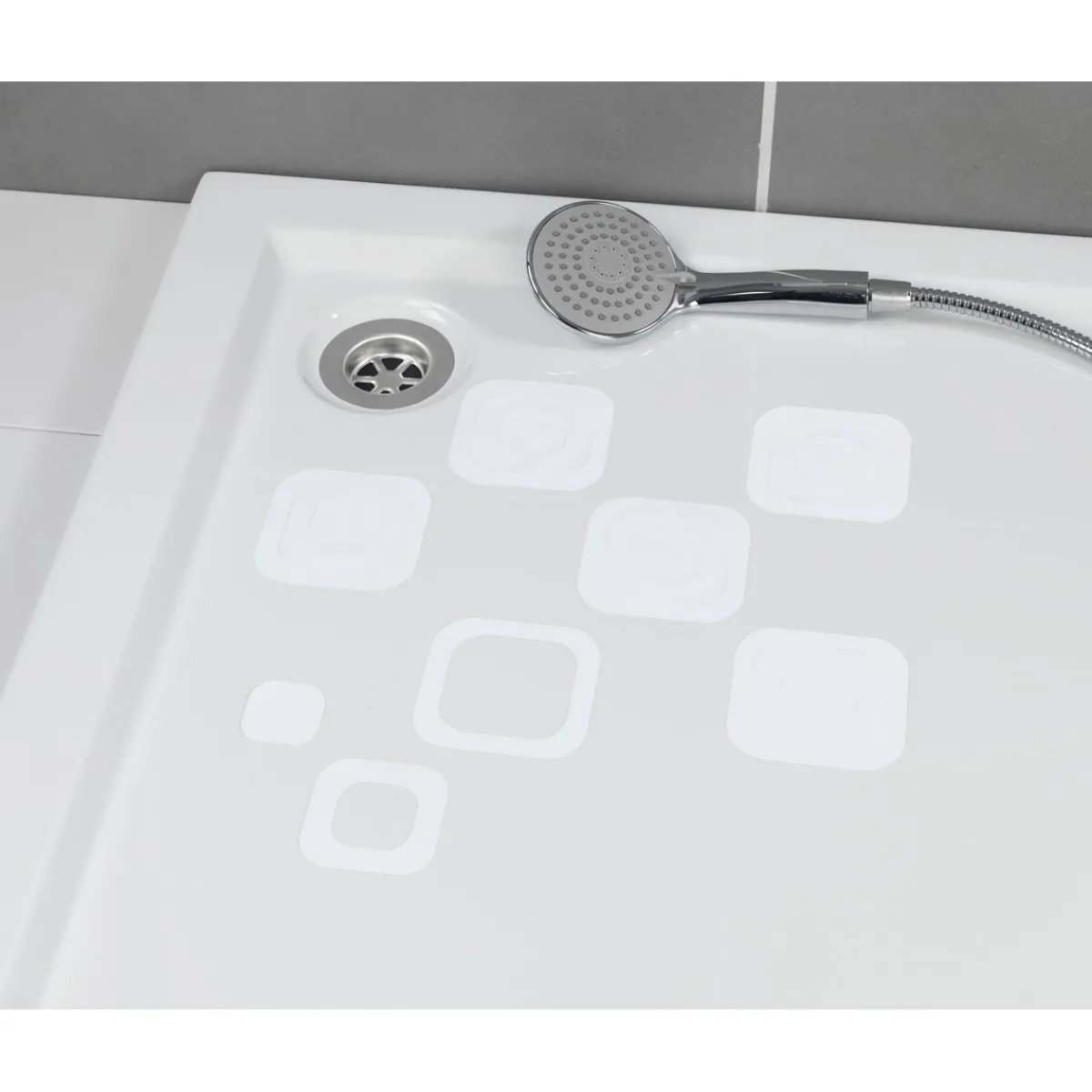 Hot Wenko Antirutschsticker Model Square 6ertransparent