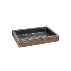 Hot Siena Garden Anzuchtholzkiste 24er Topfplatte 35x24x6cm