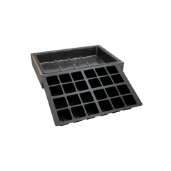 Hot Siena Garden Anzuchtholzkiste 24er Topfplatte 35x24x6cm