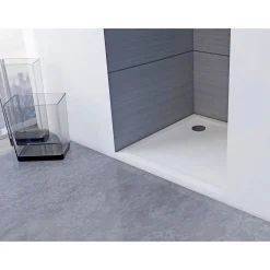 Aurlane Duschtasse White Slate 90 x 90 x 4 cm
