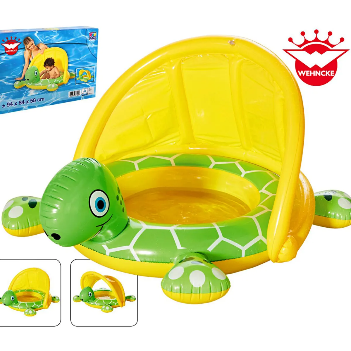 Outlet Babypool Schildkröte mit Sonnendach