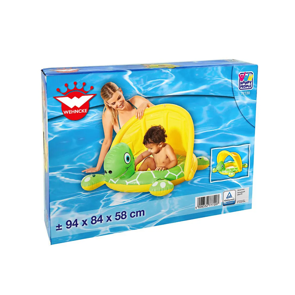 Outlet Babypool Schildkröte mit Sonnendach