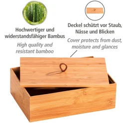 Online Wenko Badbox mit Deckel L Mod. Terra, Bambu
