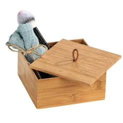 Discount Wenko Badbox mit Deckel M Mod. Terra, Bambu