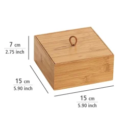 Discount Wenko Badbox mit Deckel M Mod. Terra, Bambu