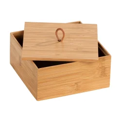 Discount Wenko Badbox mit Deckel M Mod. Terra, Bambu