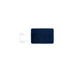 Outlet Wenko Badematte Belize marineblue,60x90,Microp