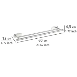 Sale Wenko Badetuchstange Duo Orea Matt Turbo-LockEdelstahl