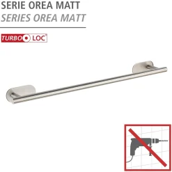 Outlet Wenko Badetuchstange Uno Orea Matt Turbo-LockEdelstahl