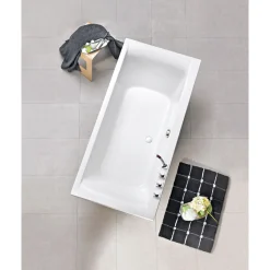 Clearance Ottofond Badewanne Rosa 180x80 cm, weiss