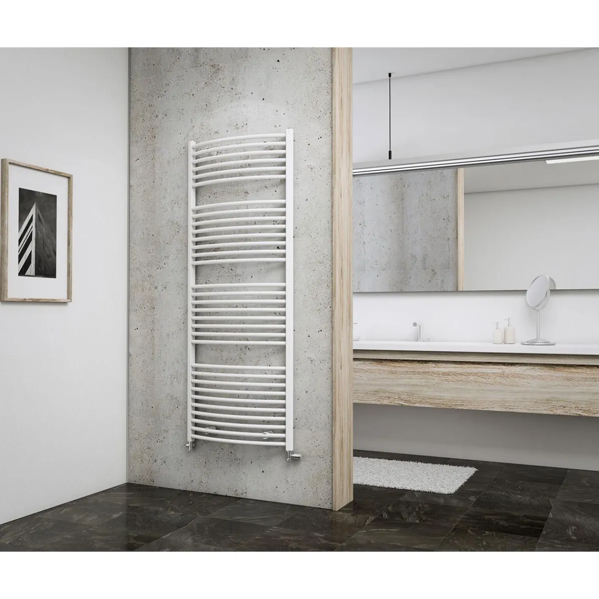 Discount Schulte Badheizkörper Europa weiss 1530x600 mmD-Profil