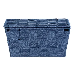 Outlet Wenko Badkorb m. Deckel Mod. Adria,dunkelblau