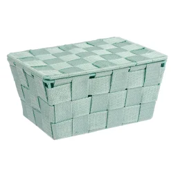 Wenko Badkorb mit Deckel Mod. Adria, mint