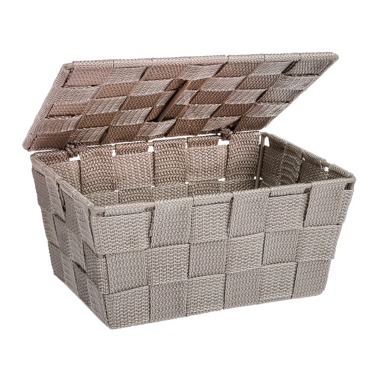 Hot Wenko Badkorb mit Deckel M od. Adria, taupe