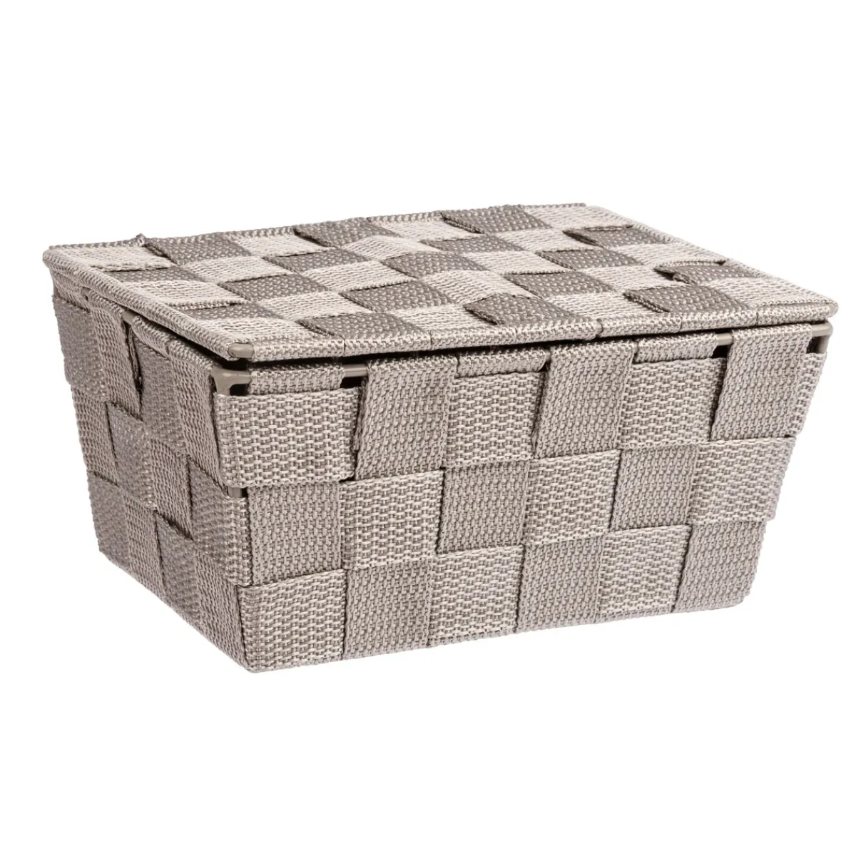 Hot Wenko Badkorb mit Deckel M od. Adria, taupe