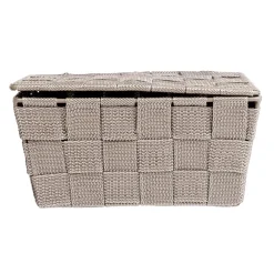 Hot Wenko Badkorb mit Deckel M od. Adria, taupe