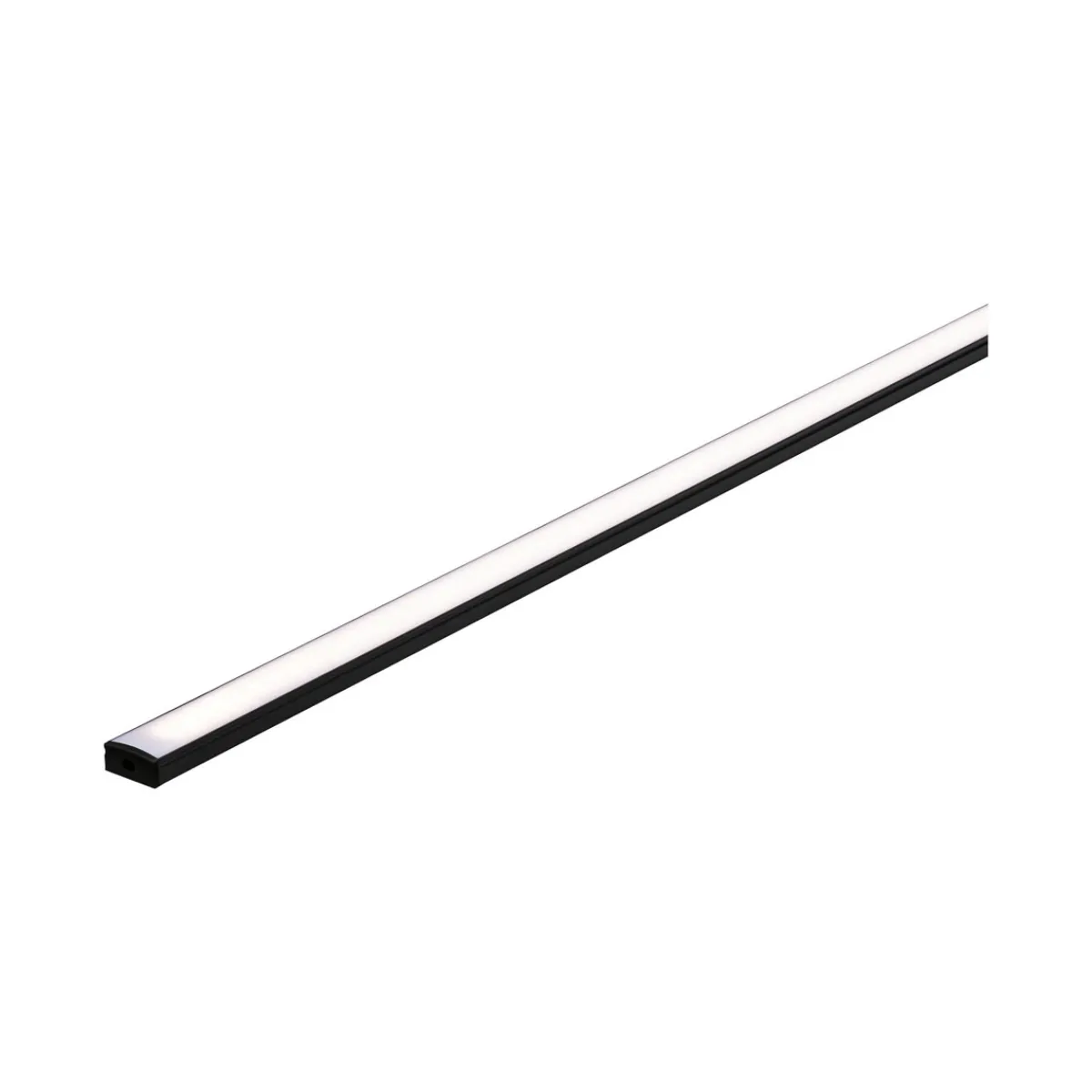 Outlet Paulmann Base Profil mit weissem Diffusor 2 mschwarz eloxiert/weiss Alu/Kunststoff