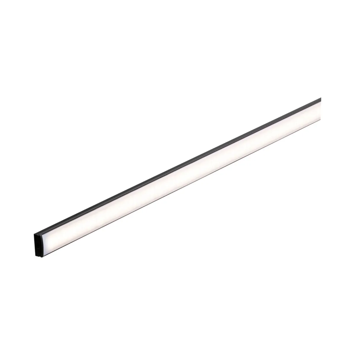 Outlet Paulmann Base Profil mit weissem Diffusor 2 mschwarz eloxiert/weiss Alu/Kunststoff