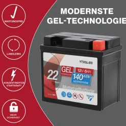 Outlet Batterie GEL YTX5L-BS 5Ah 140A