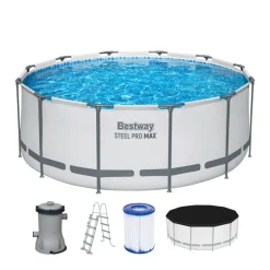 Hot Bestway Steel Pro Max Frame-Pool-Set366x122cm Dm. 3,66x1,22m