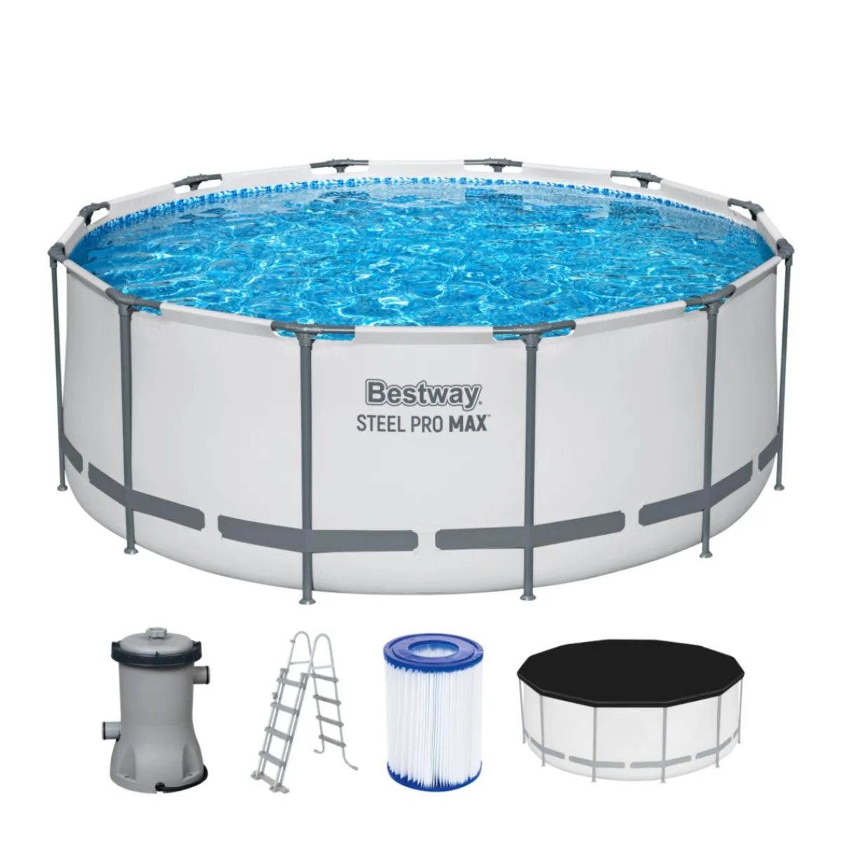 Hot Bestway Steel Pro Max Frame-Pool-Set366x122cm Dm. 3,66x1,22m