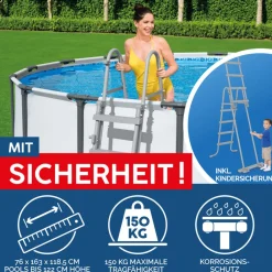 Hot Bestway Steel Pro Max Frame-Pool-Set366x122cm Dm. 3,66x1,22m