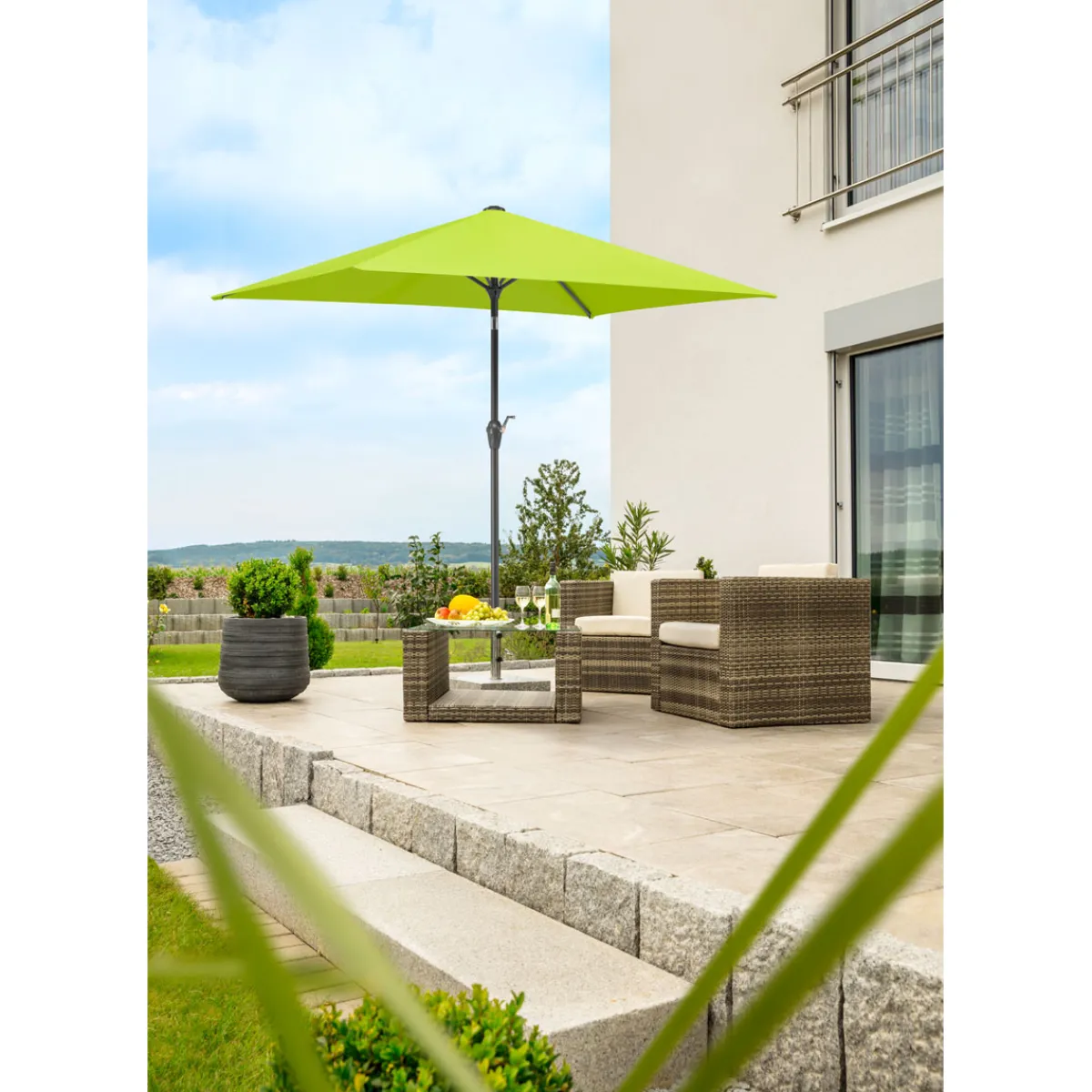 Online Schneider Schirme Bilbao 210x130/4 apfelgruen