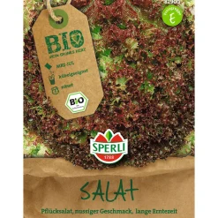 Clearance Bio-Pflücksalat rot