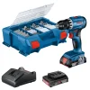 Hot Bosch Akku-Bohrschrauber GSR 18 V-45 Professional mit L-Case Pick & Click