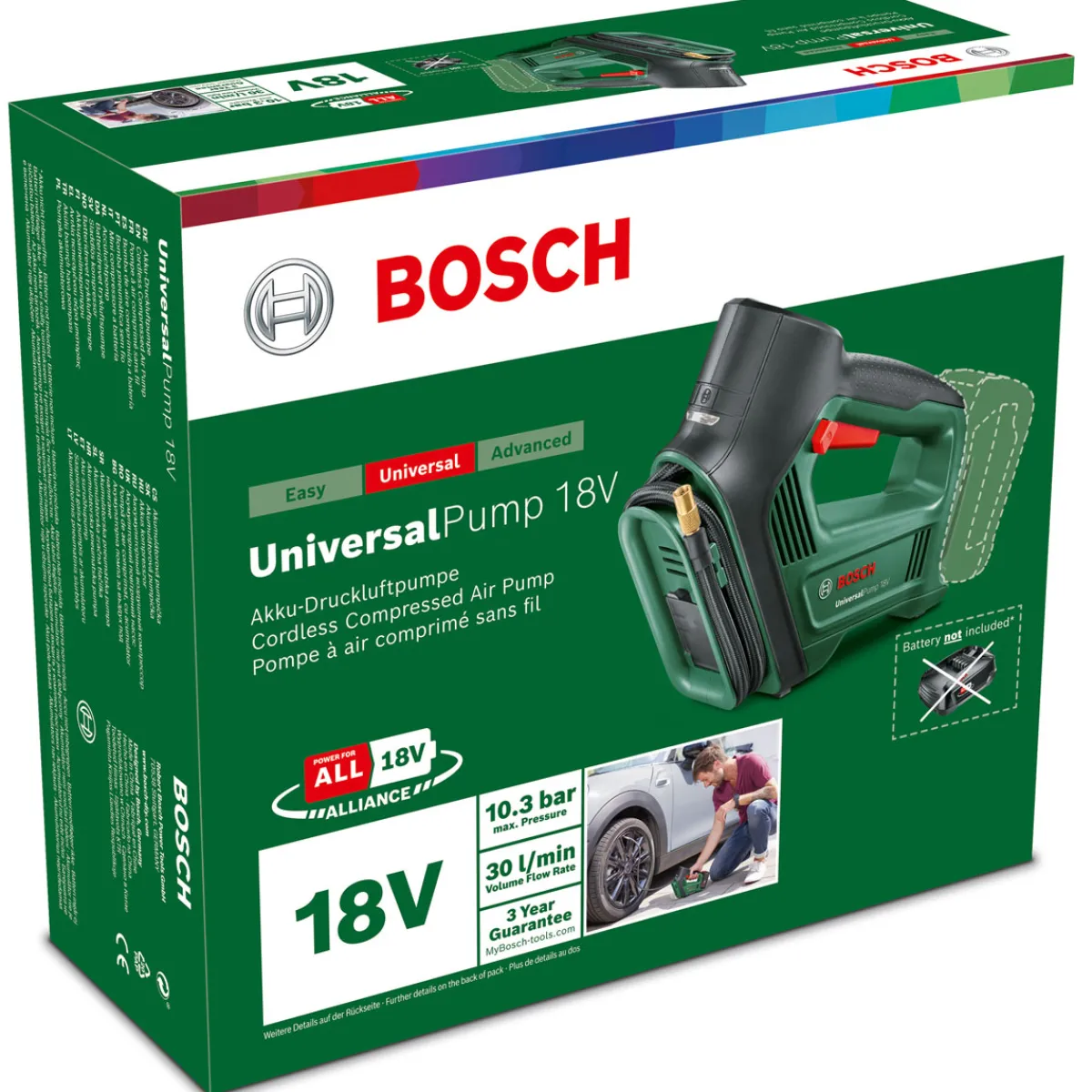 Hot Bosch Akku-Druckluftpumpe UniversalPump 18V