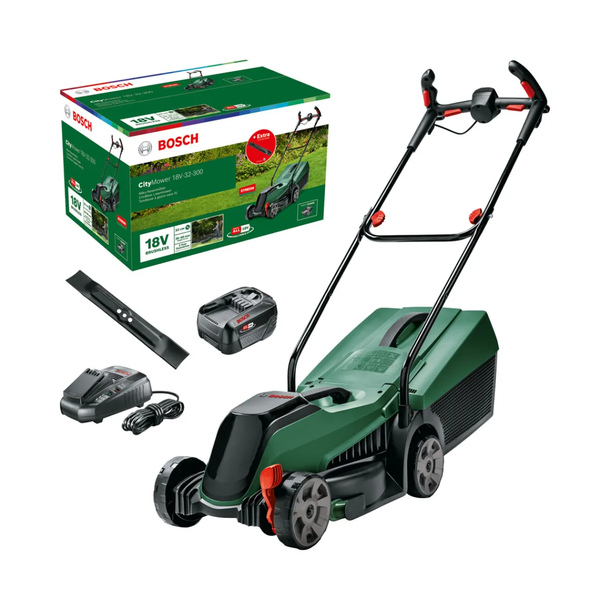 Hot Bosch Akku-Rasenmäher CityMower 18