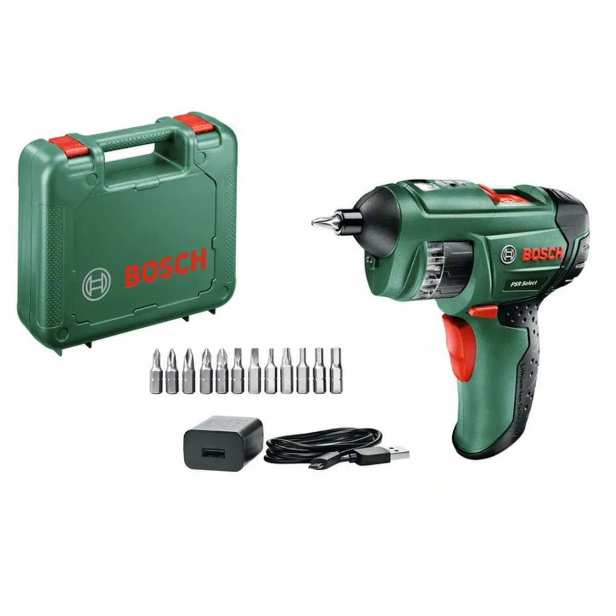Discount Bosch Akku-Schrauber-Set PSR Select 15-teilig