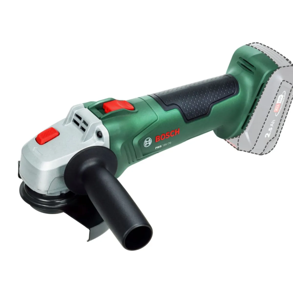 Outlet Bosch Akku-Winkelschleifer PWS18V-70 solo